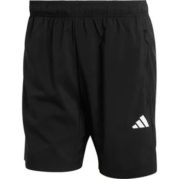 Pánské kraťasy Pánské sportovní kraťasy adidas WORKOUT ESSENTIALS BASE WOVEN SHORT L 9" Černá, Bílá