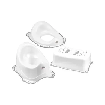 Nočník MALTEX Souprava protiskluzová Classic - White