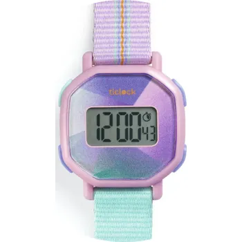 Hodinky Dětské digitální hodinky Fialový hranol