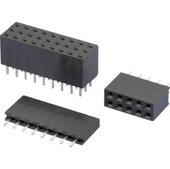 W a P Products zásuvková lišta Počet řádků: 2 Počet kontaktů v řadě: 2 157-04-2-00 1 ks