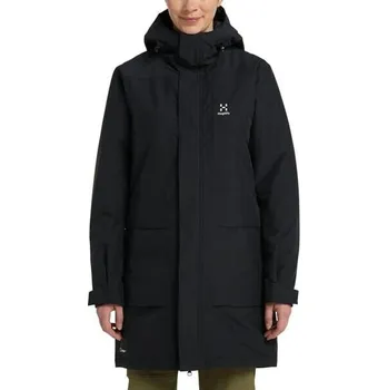 Dámský kabát Dámská parka Haglöfs Salix Mimic Proof velikost M černá