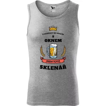 Pánské tílko Pánské tílko Z hospody se vracím - Sklenář