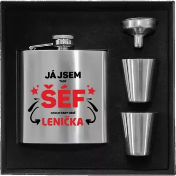 Placatka Placatka v krabičce Já jsem tady šéf, dokud tady není jméno.