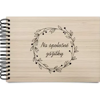 Dřevěné album s kroužkovou vazbou Věnec 4