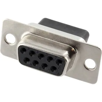 econ connect BU9CR pouzdro zásuvky 180 ° Pólů: 9 krimpované 1 ks