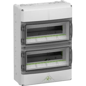 Rozvaděč Spelsberg 73342801 AK 28 malý rozváděč na omítku Počet modulů (šířka) = 28 Počet řádků = 2 Obsah 1 ks