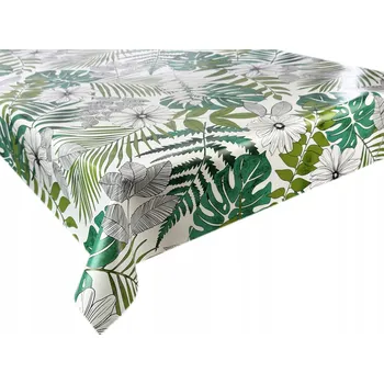 ubrus Cerata na Metry Ubrus Ceratový na míru Zelené Listy Květy 300x140 cm