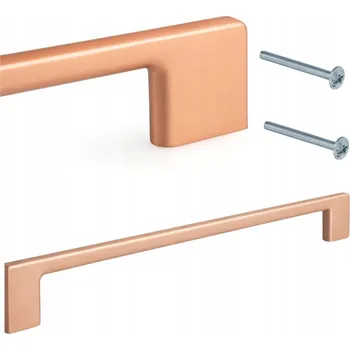 Nábytkové kování Nábytková úchytka 1143 256mm G30 měď kartáčovaná LOFT TECHNO