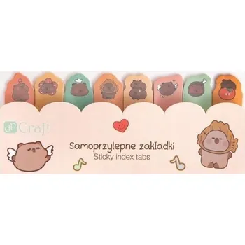 Záložka SAMOLEPICÍ INDEXOVACÍ ZÁLOŽKY KAPYBARA 8 ks dpCraft pro učení, záložka