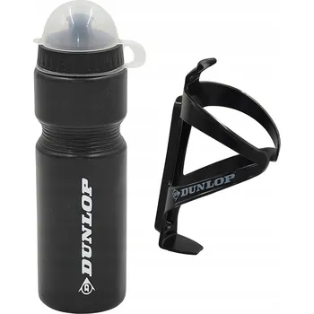 Láhev Lahev Na Pití na kolo s držákem na košík 750 ml Dunlop Černý Sportovní Odolný