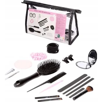 Kosmetická taška Kosmetická taštička s příslušenstvím 60 ks, 30,5 x 9 x 15,5 cm