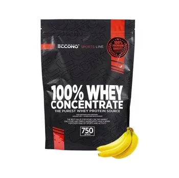 Protein ECCONO 100% Whey Protein 750g Banánová příchuť WPC