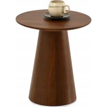 Konferenční stolek Konferenční stolek Mebel-Partner kulatý 45 x 45 x 50 cm ořech