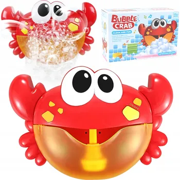 Hračka pro nejmenší Krab do koupele s melodiemi a výrobníkem pěny