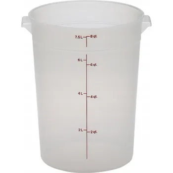 Dóza na potraviny KULATÝ NÁDOBA NA POTRAVINY Z POLYPROPYLENU 7,6 L O PRŮMĚRU 252 MM CAMBRO