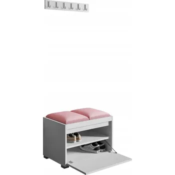 Šatní skříň Šatní skříňka Mirjan Grawis 64,5 x 45 x 34 cm, bílá