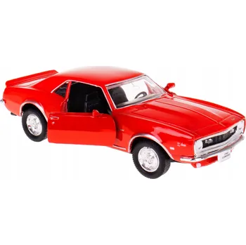 autíčko WELLY 1968 CHEVROLET CAMARO Z28 ČERVENÝ 1:34 NOVÝ KOVOVÝ MODEL 42324