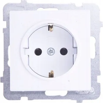 Elektrická zásuvka Ospel Elektrická Zásuvka zásuvka bílá