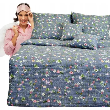 Povlečení Krepové povlečení 140x200 2x70/80 Povoje s motýlem Šedé Tlusté Vysoké