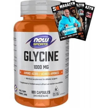 NOW SPORTS Glycin 1000mg 100 kapslí