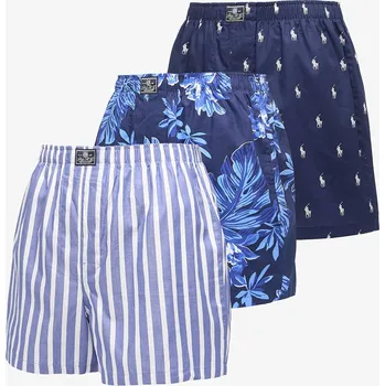 Pánské spodní prádlo Boxerky Ralph Lauren Open Boxer-3 Pack Boxer Blue S