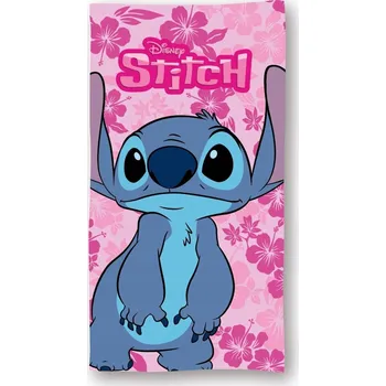 STITCH OSUŠKA 140x70 RYCHLESCHNOUCÍ PLÁŽOVÁ DO BAZÉNU DISNEY