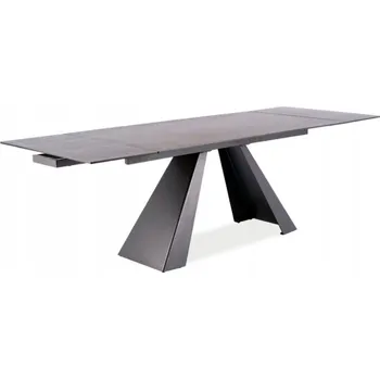 Jídelní stůl Obdélníkový rozkládací stůl Signal 180 x 90 x 76 cm, odstíny šedé