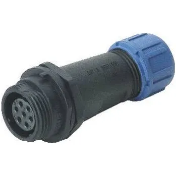 Deltron Connectors DELKSP1311/S5I kulatý konektor DIN, 1 ks