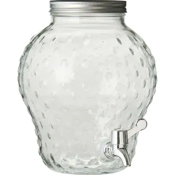 Dóza na potraviny Ib Laursen Nádoba na limonádu Straweberry 3,8 l