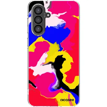 Pouzdro na mobilní telefon Picasee silikonový průhledný obal pro Samsung Galaxy A36 5G - Watercolor