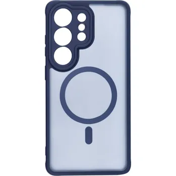 Náhradní kryt pro mobilní telefon Kryt Full Matte Mag Cover Case s MagSafe Samsung Galaxy S26 Ultra Blue