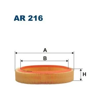 Vzduchový filtr Vzduchový filtr FILTRON AR 216