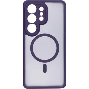 Náhradní kryt pro mobilní telefon Kryt Full Matte Mag Cover Case s MagSafe Samsung Galaxy S26 Ultra Purple