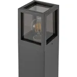 Deko-Light Osvětlení cesty Facado II, výška 65 cm, šedá/kouřová, 11 x 11 cm IP65 tmavě šedá metalíza RAL 840-M, kouřově šedá 1 x 20 W - Doprava zdarma