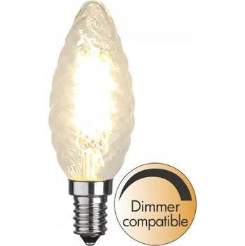 Žárovka LED žárovka E14 4,2W C35 CLEAR FILAMENT 2700K stmívatelná