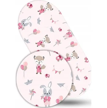 Prostěradlo PROSTĚRADLO DO KOČÁRKU KORBIČKY KOLÉBKY BAVLNĚNÉ