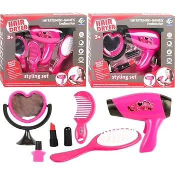 Hra na obchod Kadeřnická sada s fénem pro děti