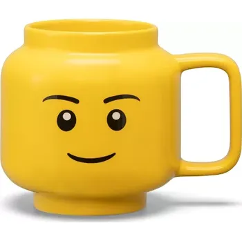 Lego keramický hrnek 530 ml – hlava minifigurky chlapec
