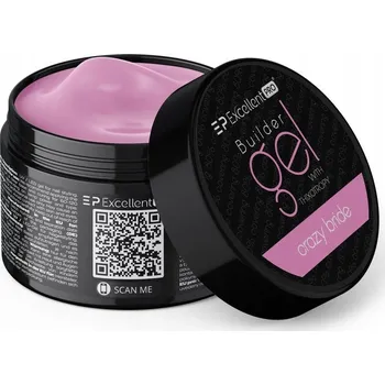 Lak na nehty Excellent PRO Stavební gel s tixotropií Crazy Bride 15g BEZ TPO NOVINKA