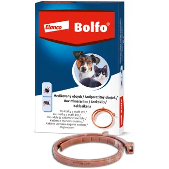 Antiparazitikum pro psa Bolfo 1,234 g medikovaný obojek pro kočky a malé psy 1 ks