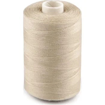 Nit Polyesterové nitě pro overlocky i klasické šití návin 1000 m PES 40/2 James, malé, 506 režná