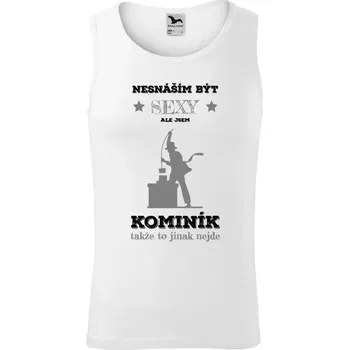 Pánské tílko Pánské tílko Nesnáším být sexy, ale jsem kominík