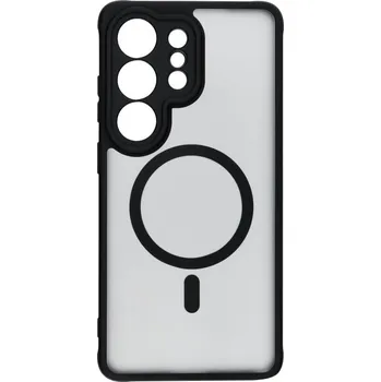 Náhradní kryt pro mobilní telefon Kryt Full Matte Mag Cover Case s MagSafe Samsung Galaxy S26 Ultra Black