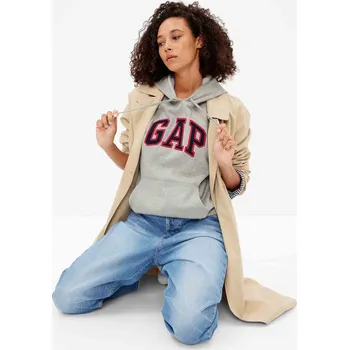 Dámská mikina Dámská mikina s logem a fleece GAP XS