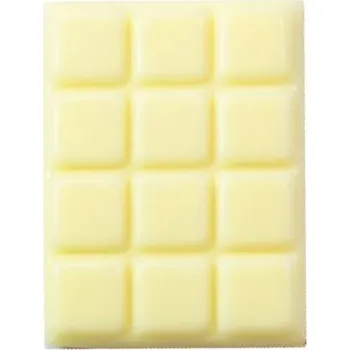 Jedlá dekorace na dort Dortisimo Čokoládová dekorace Tabulka čokolády bílá (10 ks)