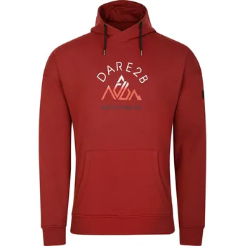 Pánský svetr DARE 2B Pánská fleecová mikina s kapucí Distinctly 2XS KAŠTANOVÁ