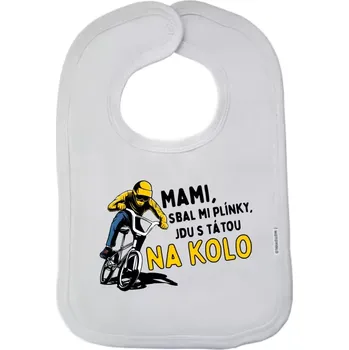 Bryndák Dětský bryndák Mami sbal mi plínky - kolo