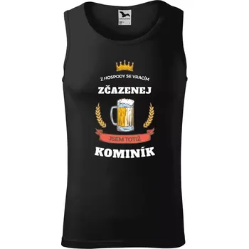 Pánské tílko Pánské tílko Z hospody se vracím - Kominík