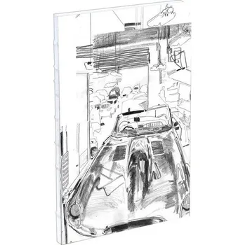 Teneues - Sketchbook: Malcolm and the Mechanics, Hardcover, Exposed Spine, Lays Flat, Large Format, White Kraft Paper