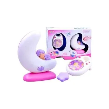 Dětská postýlka Noční lampička 2v1 s Bluetooth ZA2645